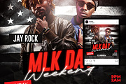 MLK Day Party Flyer Template, a Flyer Template by Hotpin (Thumbnail 2 of 2)