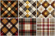 Break of Dawn Plaid Pattern, an Illustration by DreamPrint404 (Thumbnail 2 of 5)