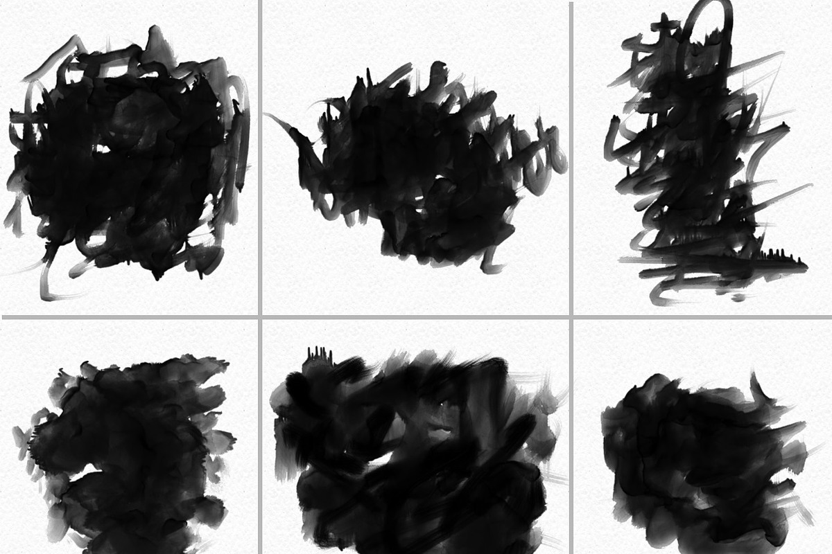 Water color Awesome Brush Set-1 preview 4
