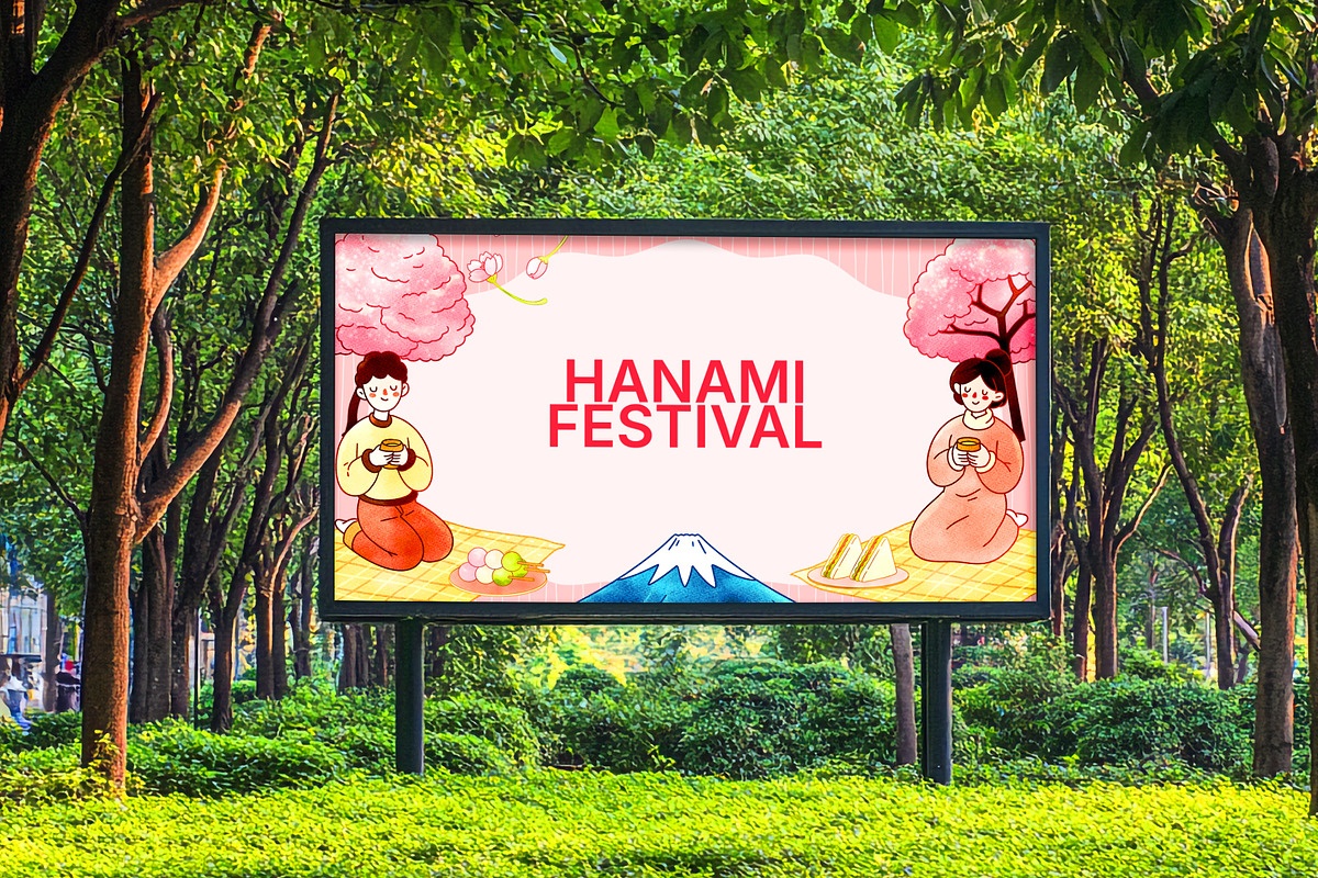 Hanami Moments – Watercolor, a Seasonal Illustration by CreativeValuation (Photo 9 of 12)