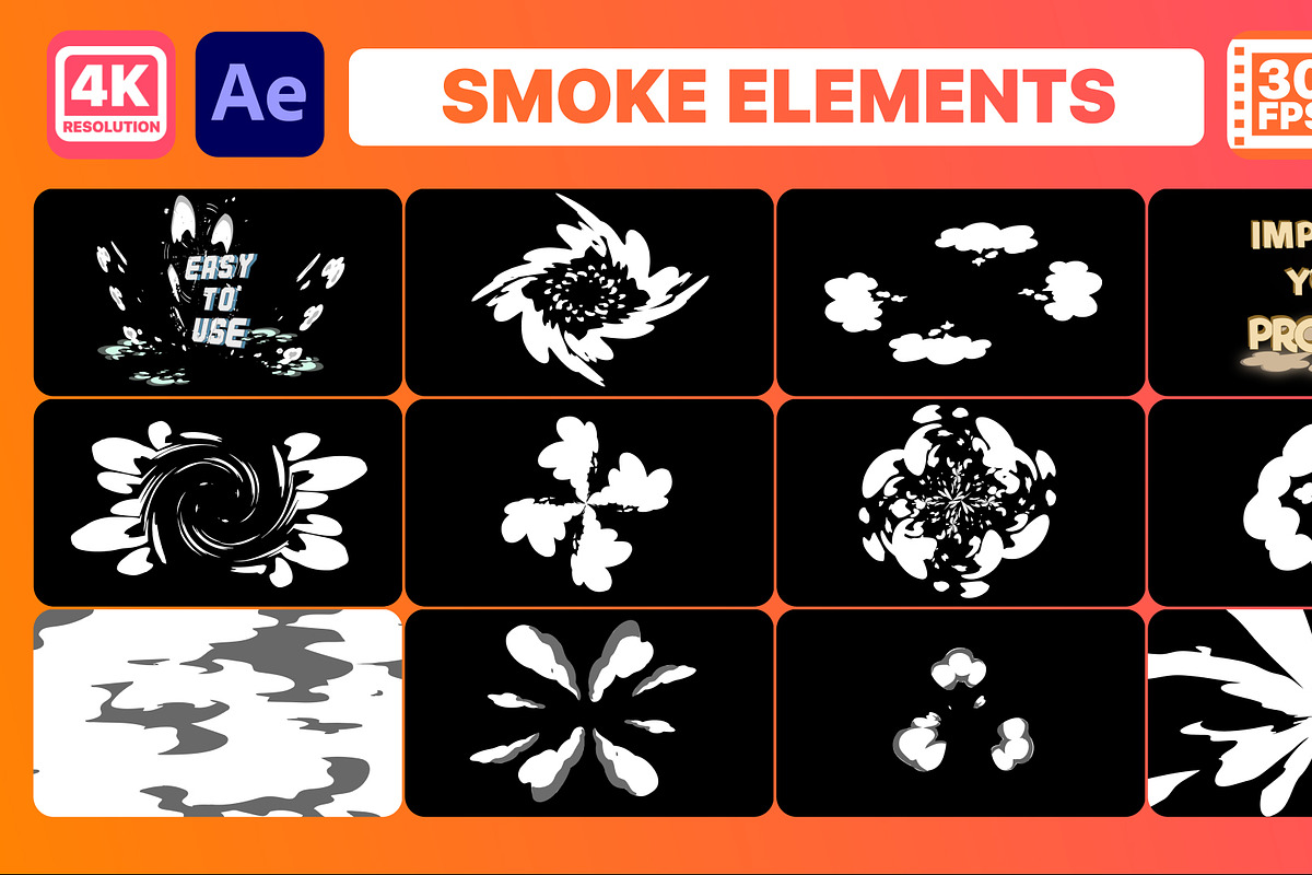 Smoke Pack and Titles After Effects, a Templates & Theme by FlashFXbox (Photo 1 of 2)