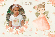 Watercolor FAIRY and flowers, an Illustration by polikarpovaart (Thumbnail 11 of 15)