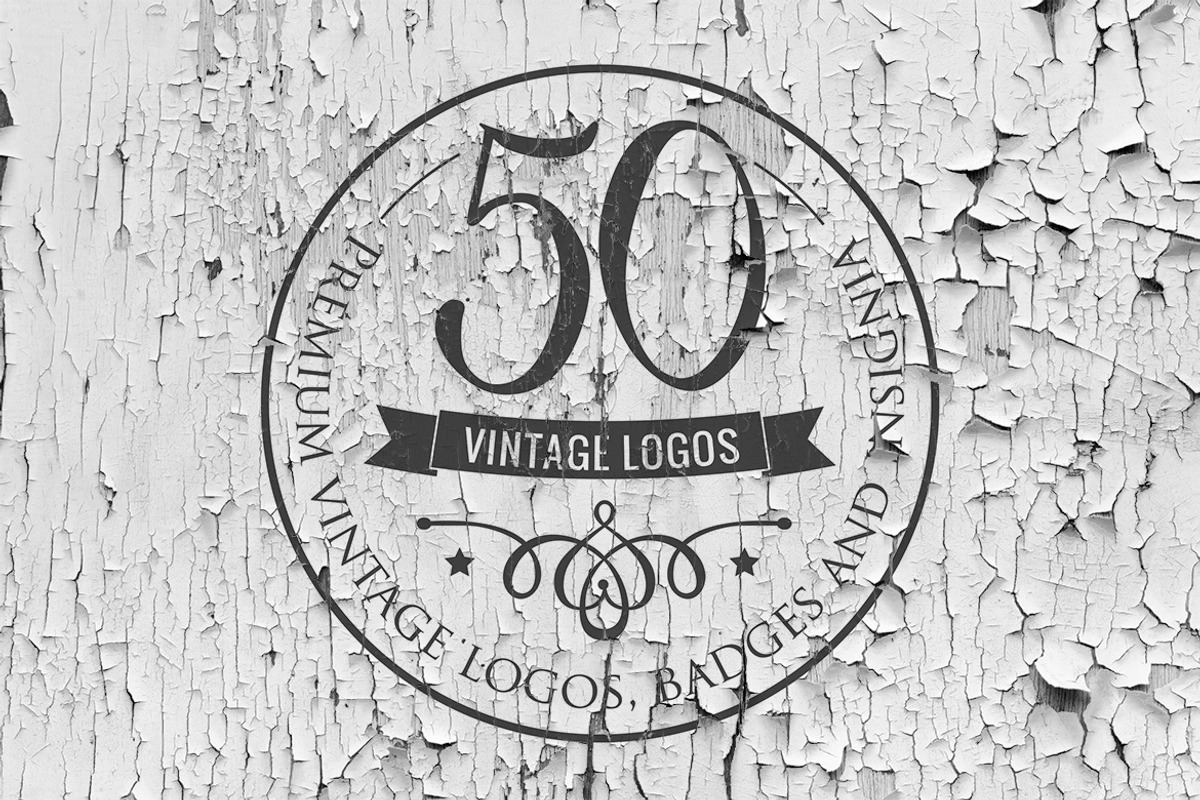 [50% OFF] Vintage Logos Templates, a Branding & Logo Template by DesignSomething (Photo 1 of 4)