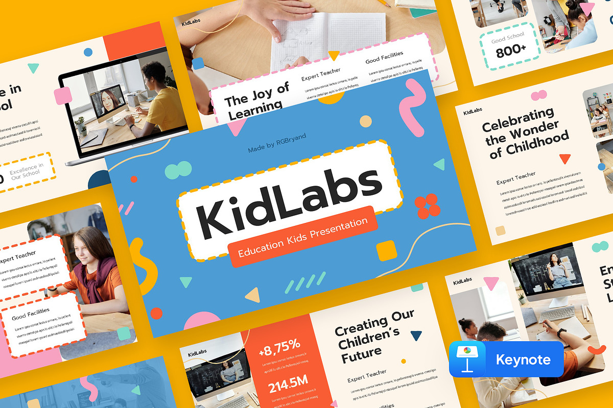 KIDLABS - Kids Education Keynote, a Presentation Template by rgbryand (Photo 1 of 9)