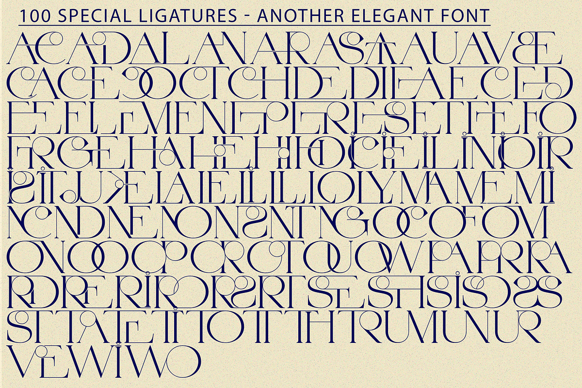 Another Elegant Font, a Serif Font by 177Studio (Photo 7 of 8)