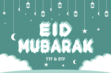 Eid Mubarak - Islamic Font Types
