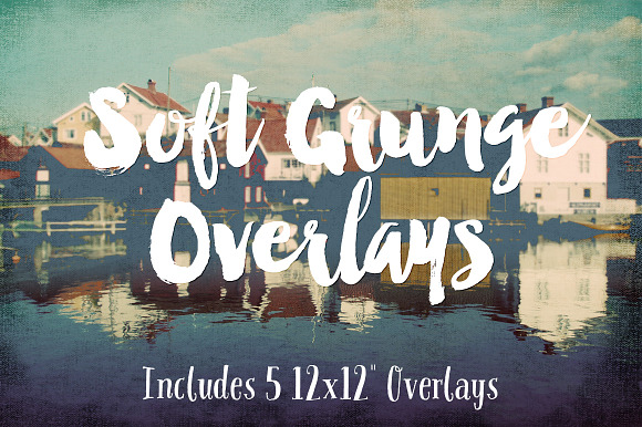 Soft Grunge Overlays preview 7