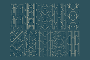 Geometric Art Deco Patterns