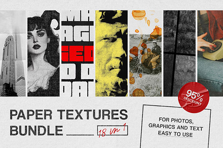 18-in-1 Paper Textures Bundle, a Texture Graphic by pixelbuddha.net