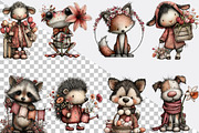 Whimsical Spring Animals Clipart Bun, an Illustration by SVGArt (Thumbnail 2 of 7)