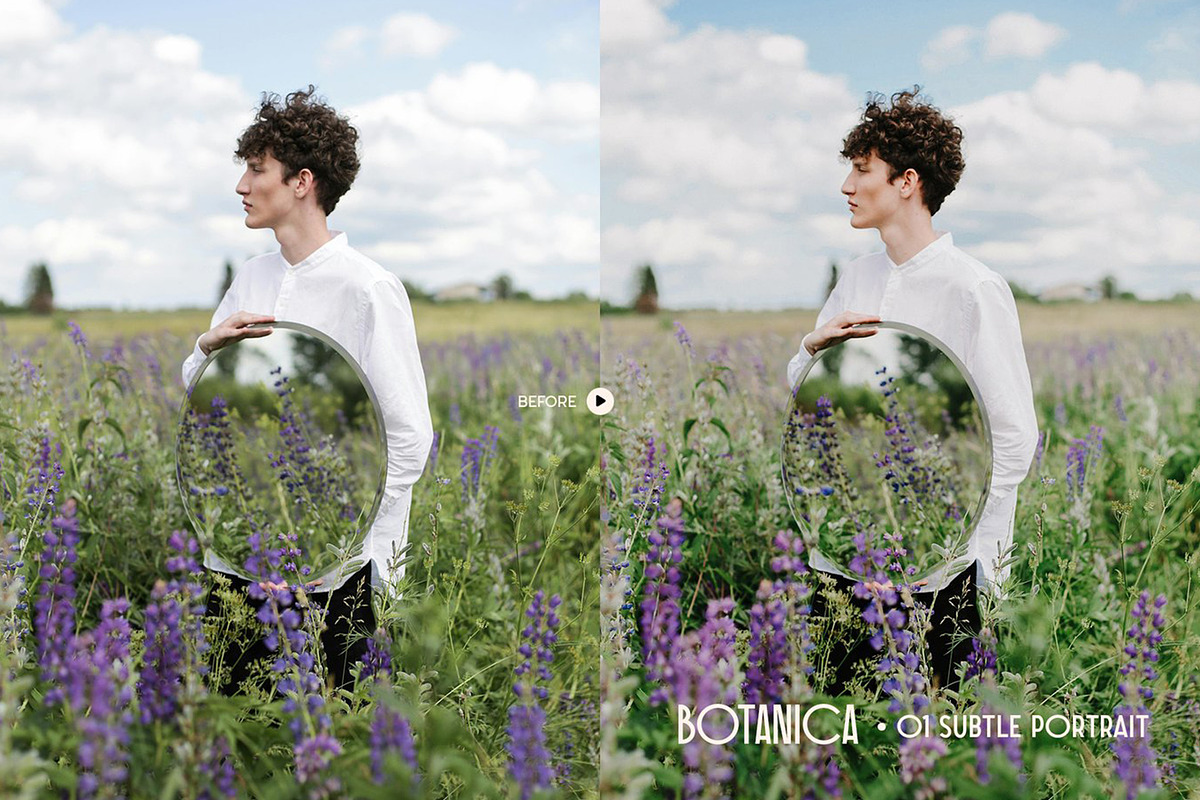 Botanica Portrait Lightroom Presets, a Preset Add-On by skybluecreative (Photo 7 of 8)