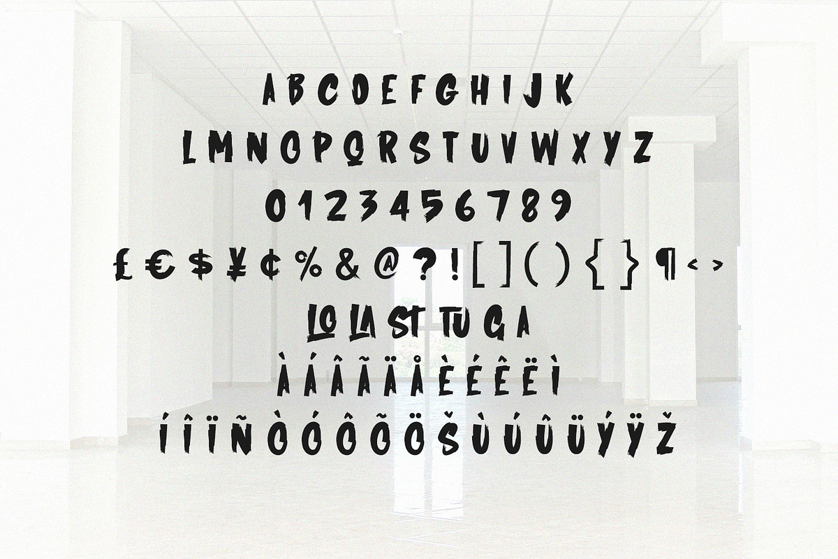 Lampur Sigmao Brush Caps Font, a Handwritten Font by Maulana Creative (Photo 3 of 7)