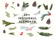 Winter Holiday Foliage, an Illustration by Shiny Penny Studio (Thumbnail 8 of 10)