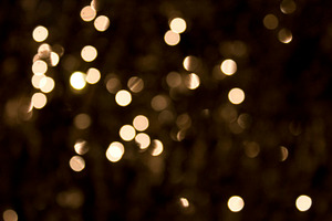 Bokeh in white