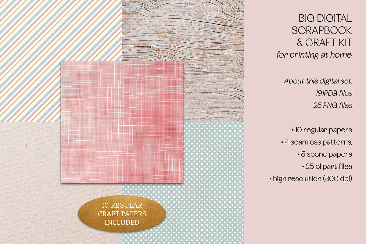 The Joy Of Sewing Scrapbook Kit, a Decorative Illustration by The Dutch Lady Designs (Photo 2 of 9)
