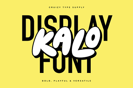 KALO Display Font