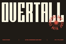 Overtall Ultra Condensed Sans Font