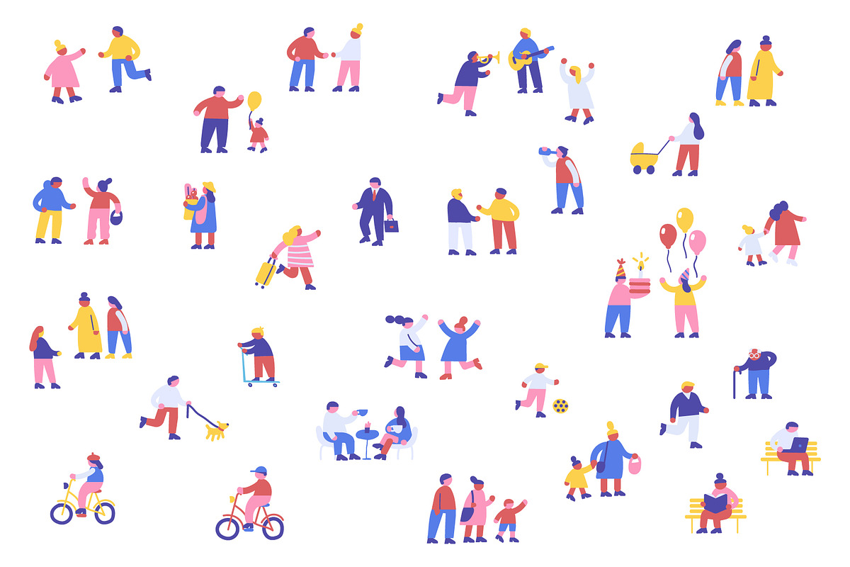 Tiny people crowd, a Person Illustration by Vector_Art (Photo 3 of 12)