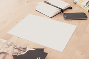 Din A4 Retro Mockup, a Mockup by athadi (Thumbnail 2 of 2)