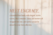 Engrace serif font family typeface, a Serif Font by Angele Kamp (Thumbnail 8 of 13)