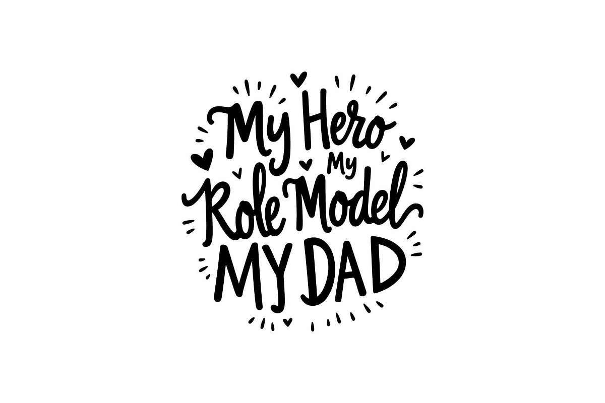 Dad Bods and Fatherhood Quotes, an Object Graphic by yasushie (Photo 8 of 17)