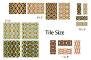Retro Palette Seamless Geometrics, a Pattern Graphic by Melissa Held Designs (Thumbnail 3 of 3)