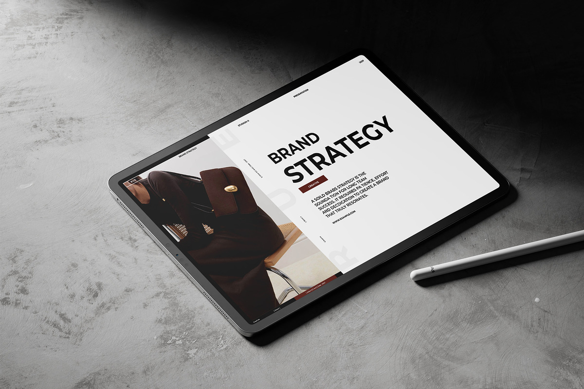 Brand Strategy Presentation Template, a Presentation Template by Aura Agency (Photo 4 of 9)