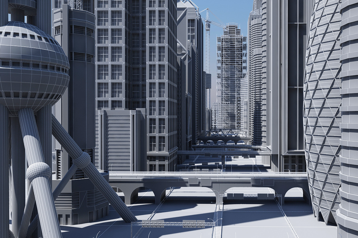 High Definition City 2012, an Architecture 3D Model by Giimann (Photo 8 of 14)