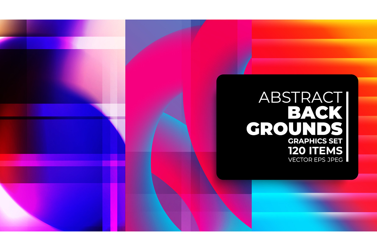 Abstract Backgrounds Graphics Set, a Background Graphic by Finevector (Photo 1 of 11)