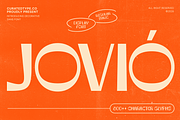 Jovió, a Sans Serif Font by CuratedType Studio (Thumbnail 1 of 10)