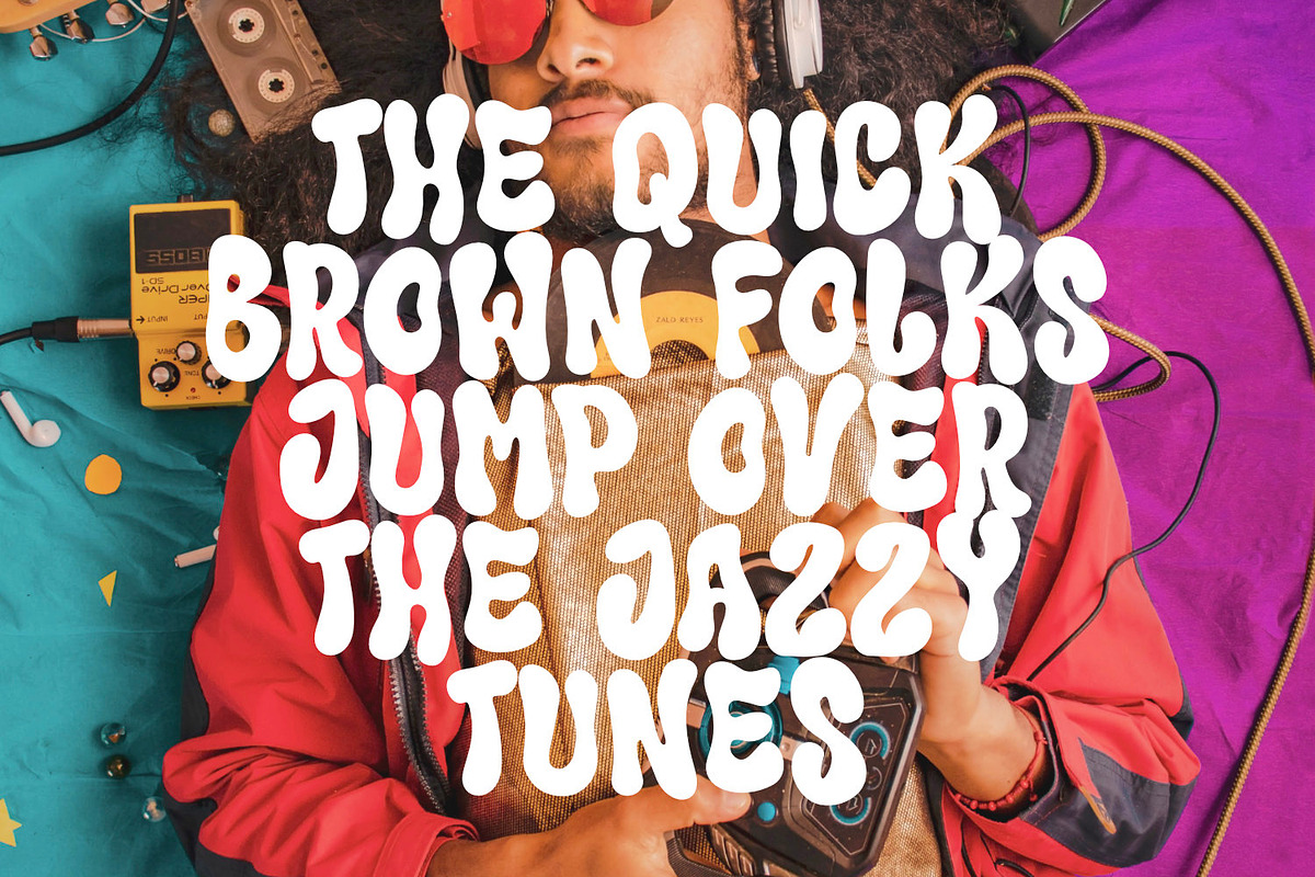 Wetnessday - Groovy Type, a Sans Serif Font by ikiiko (Photo 4 of 7)