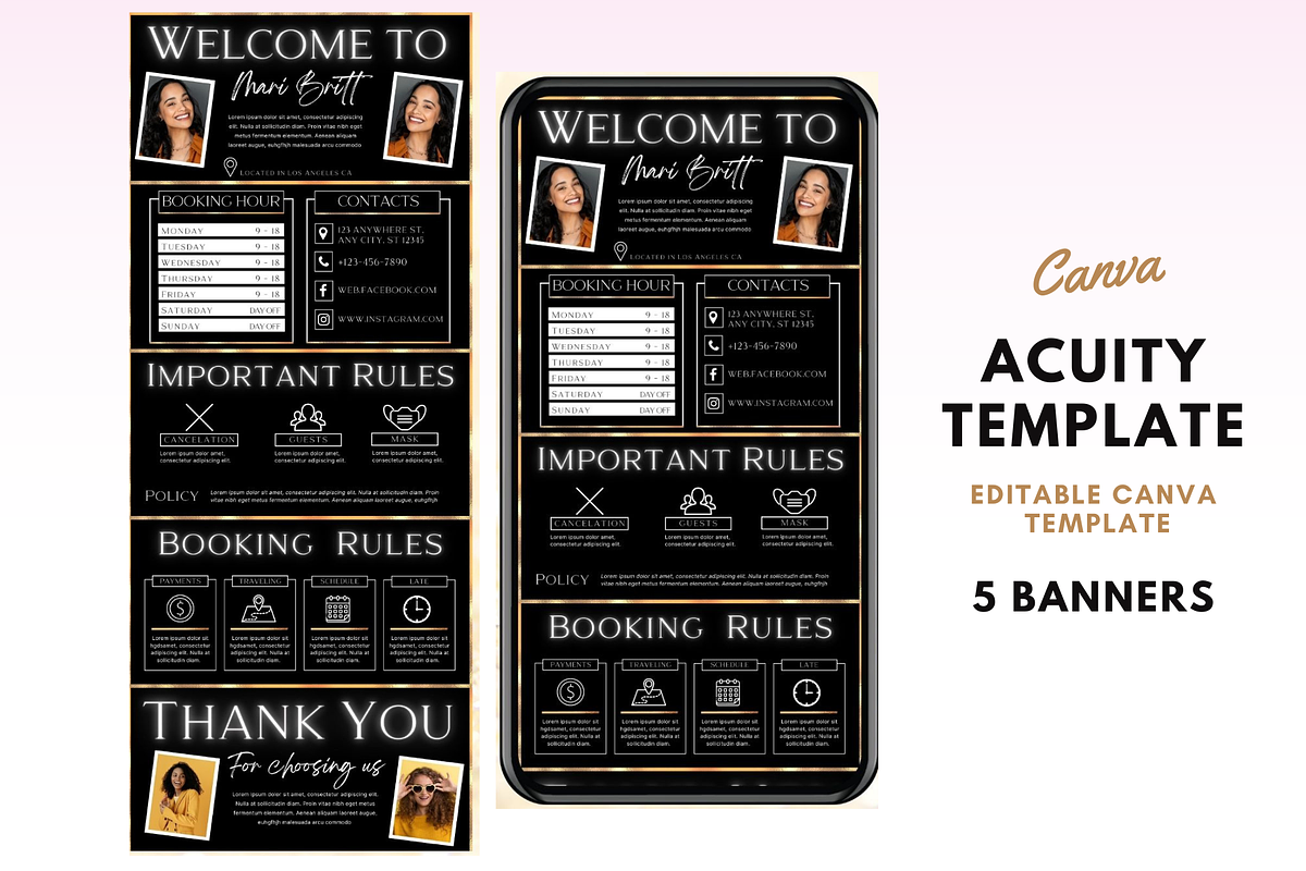 Acuity Scheduling Template, a Templates & Theme by TimCanvaTemplate (Photo 1 of 4)