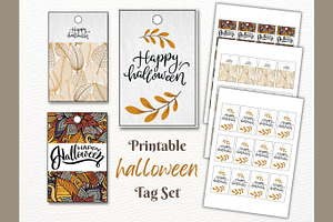 Printable Halloween Tags, Gift Tags