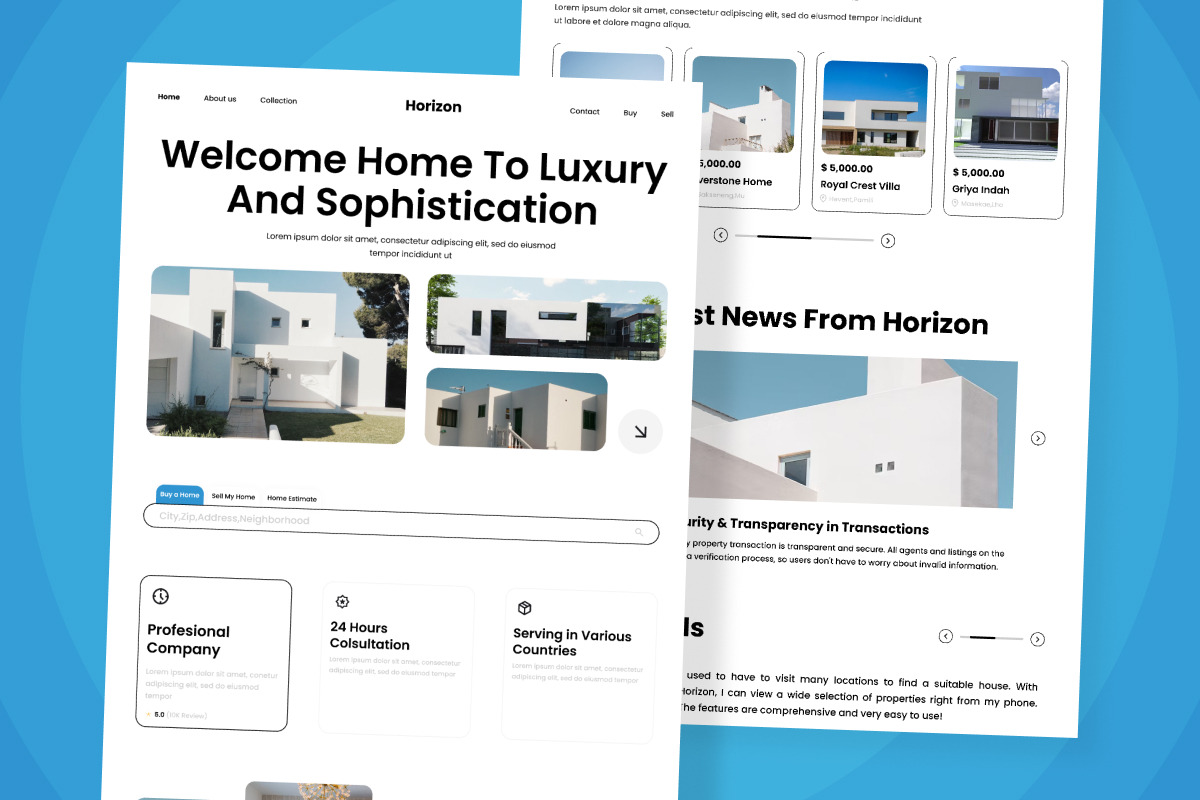 Horizon – Property Listing Landing, a Landing Page Template by twinstd (Photo 4 of 5)