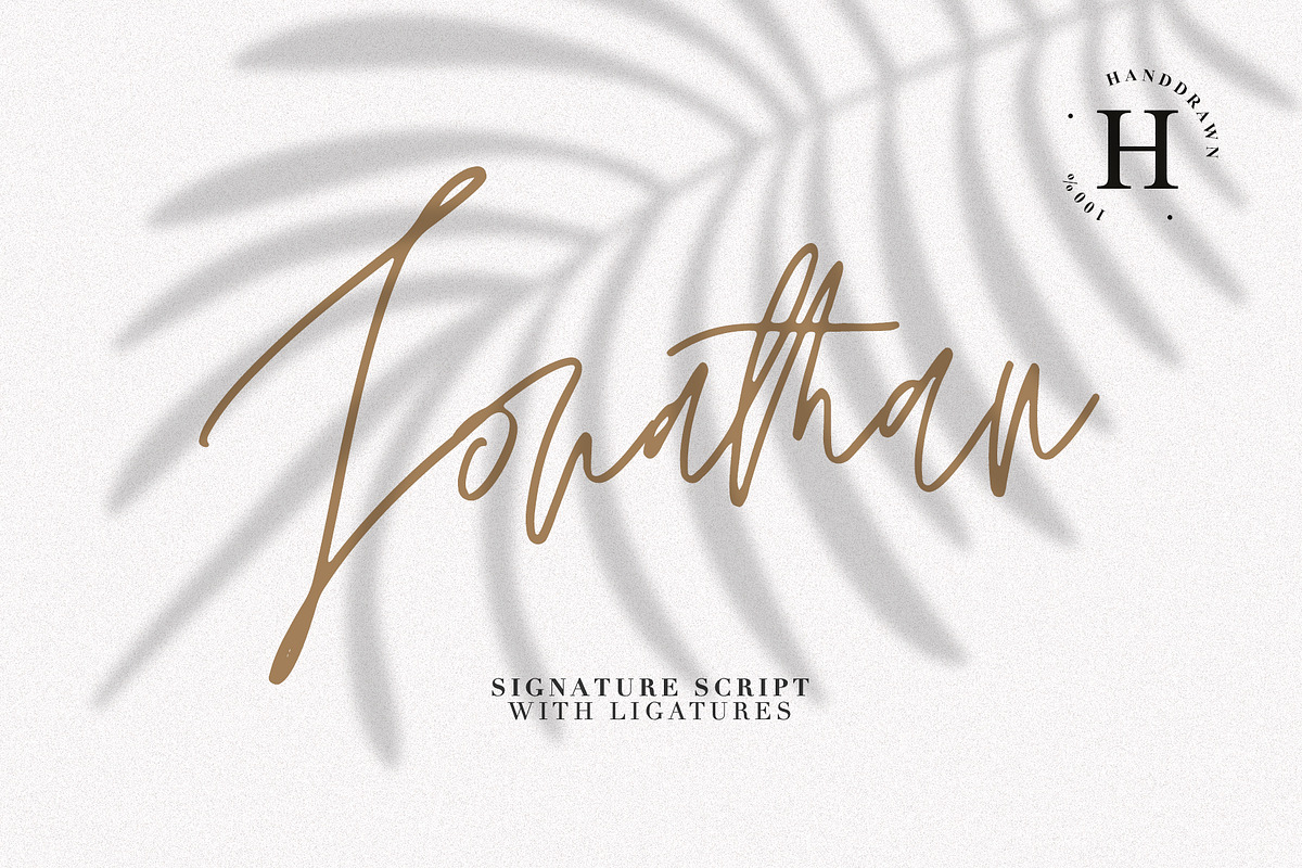 JONATHAN, a Handwritten Font by supfonts (Photo 1 of 9)