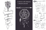 Boho style collection, an Object Graphic by KatiaZhe (Thumbnail 4 of 7)