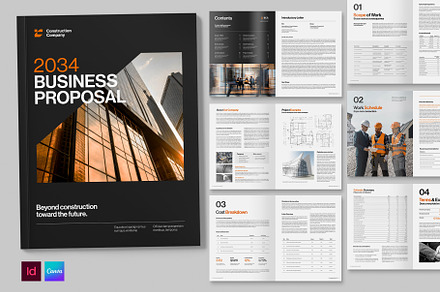 Business Proposal Template, a Brochure Template by BrandPacks