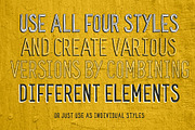 Comida Funky 4 Font Collection, a Sans Serif Font by Lee Iley (Thumbnail 4 of 4)