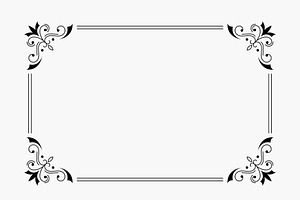 Frame ornament pack ornamental