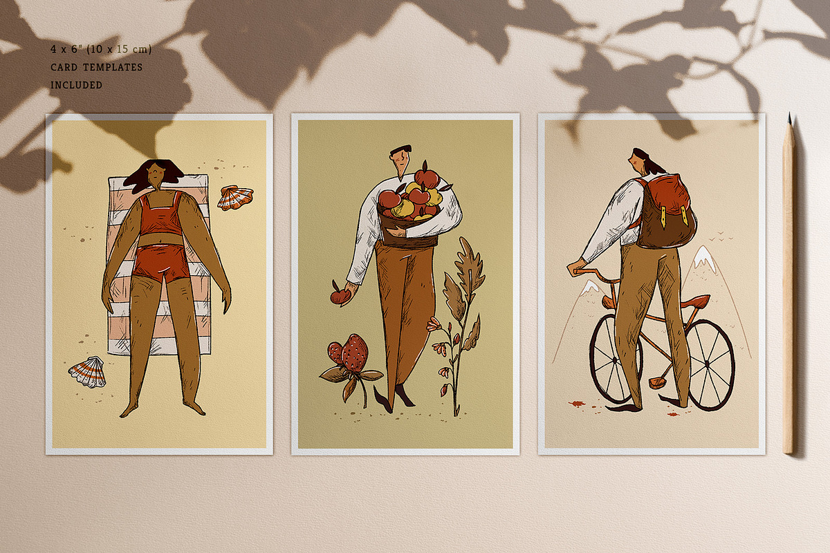 Slow Living & Outdoor Activities, a Person Illustration by Yeticrab (Photo 2 of 14)
