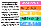 Procreate Pattern Brush Set, a Brush Add-On by Positively Present (Thumbnail 3 of 12)