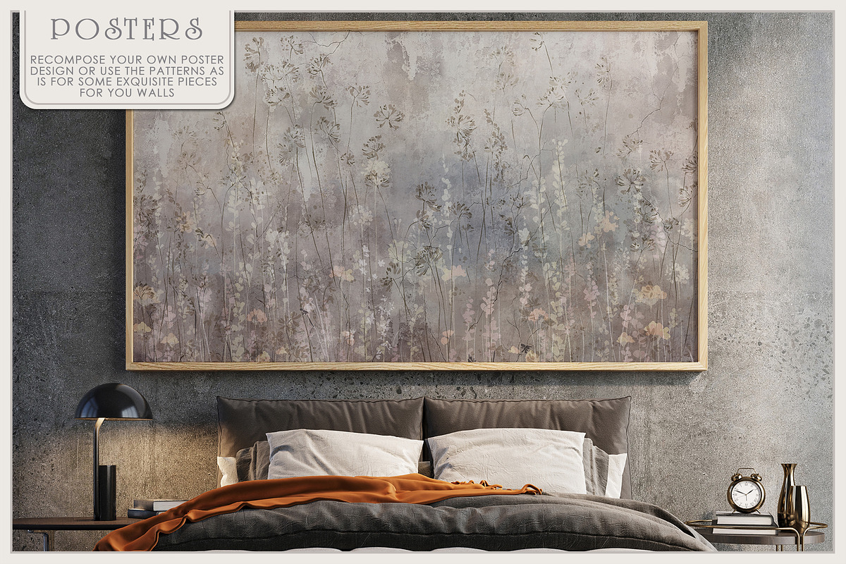 Fresco collection Wild Flowers, a Wallpaper Graphic by Natalia0307 (Photo 9 of 18)