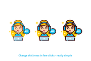 Lil Helper - little helper logo, a Branding & Logo Template by Manudesign (Thumbnail 4 of 4)