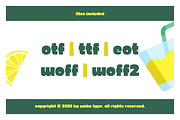 Lemonade Cute Display Font, a Sans Serif Font by alpercakici (Thumbnail 4 of 12)