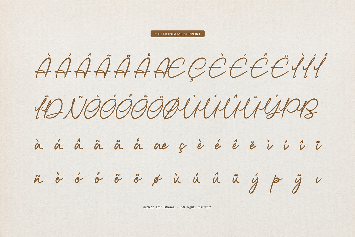 Day Dreaming | Script Handwritten, a Script Font by Denustudios (Photo 12 of 12)