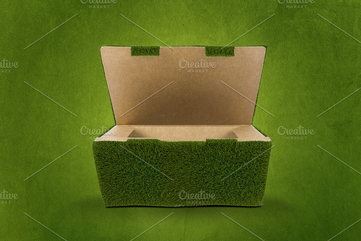Green Packaging, a Cups & Container Mockup by Feelings (Photo 3 of 4)