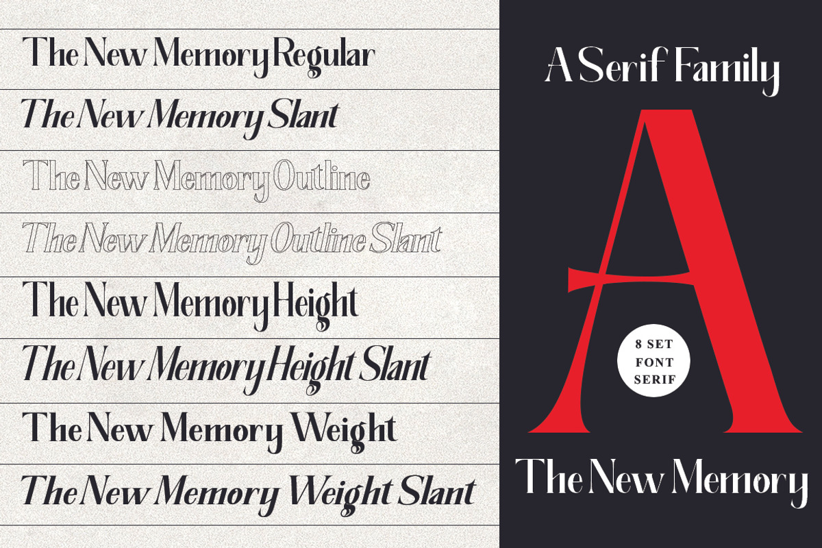 The New Memory, a Serif Font by TM Type (Photo 13 of 17)
