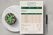 Invoice Design Layout, a Stationery Template by MightyDesign (Thumbnail 1 of 8)