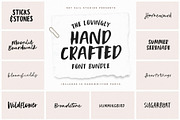 The Hand Crafted Font Pack, a Script Font by Sam Parrett (Thumbnail 1 of 8)