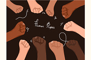 Human Rights vector illustration set, an Education Illustration by foxndeer (Thumbnail 3 of 4)
